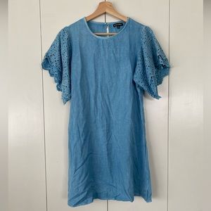 Style Envy Denim Dress With Oversized Sleeves Size Small